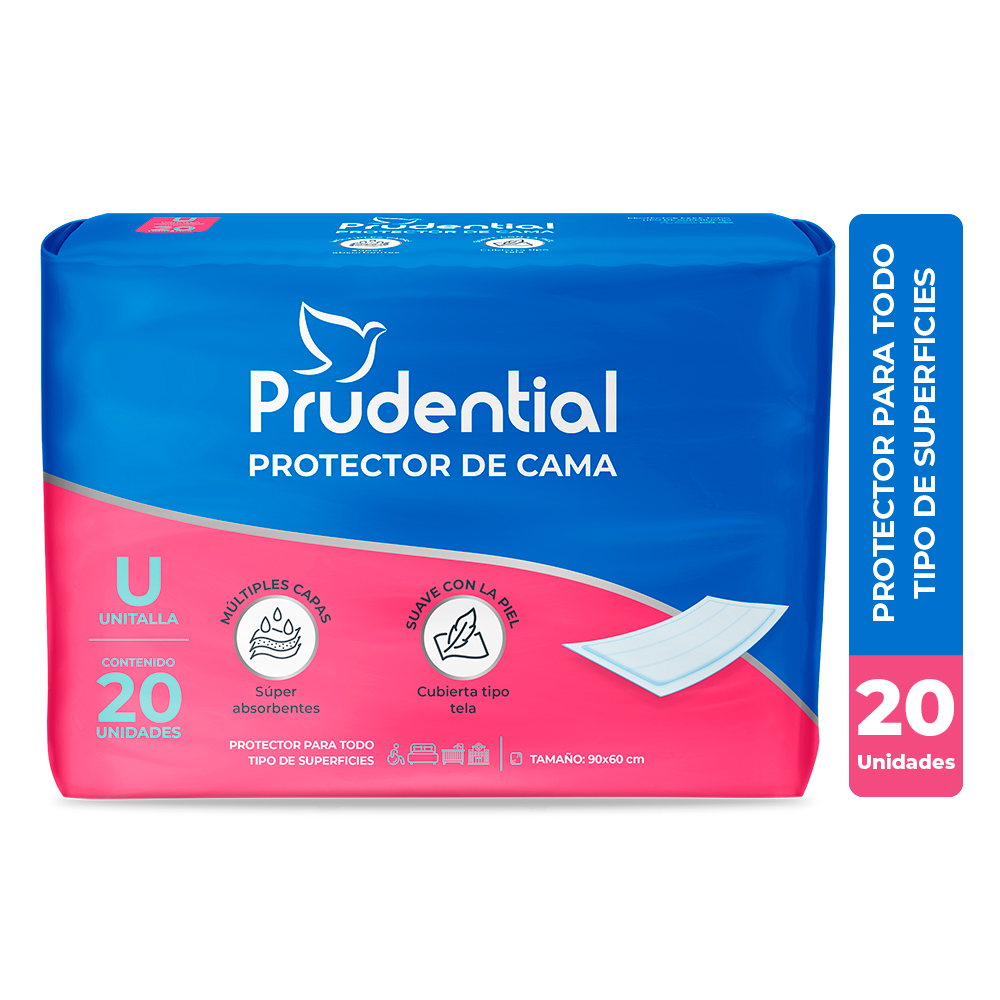 Protector de cama Prudential bolsa x 20