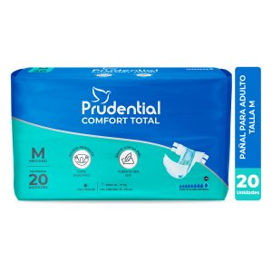 Pañales Prudential Comfort Total bolsa x 20 MEDIANO